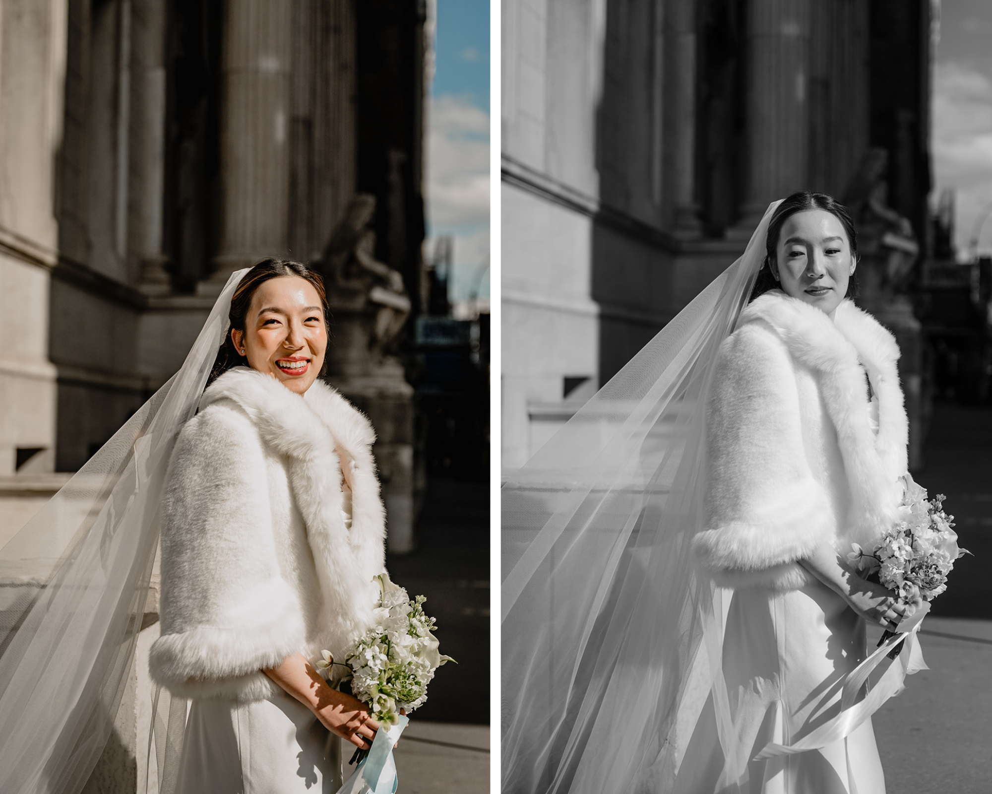 Stunning bride's portraits before their Wedding at Blackbarn.