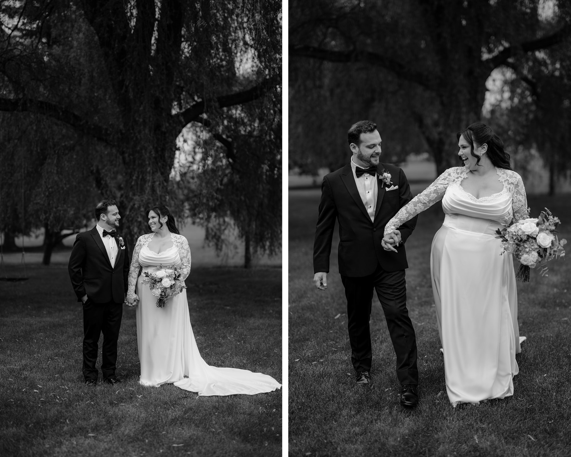 Couple's portraits before their Beautiful Wedding at Perona Farms Refinery